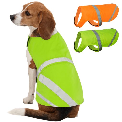 Reflective Dog Vest High Visibility Dog Safety Vest, Green